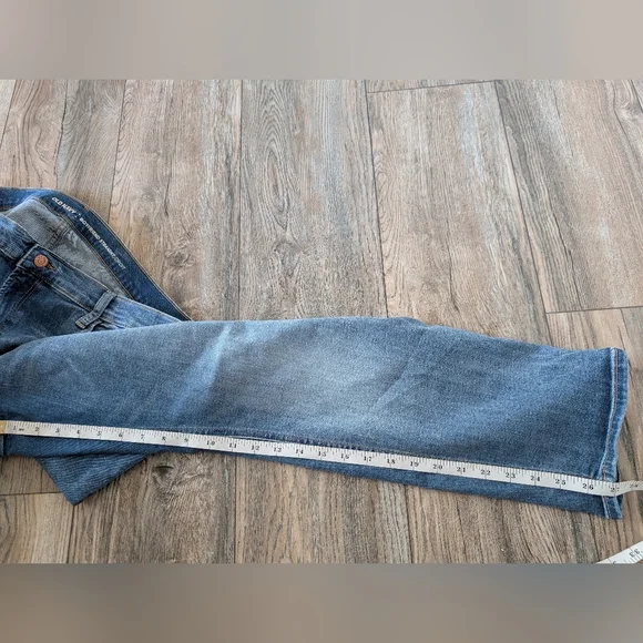 OLD NAVY Denim Jeans Boyfriend Straight Style Medium Wash Size 16 Regular - Picture 8 of 8